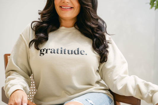 Women's Gratitude Crewneck